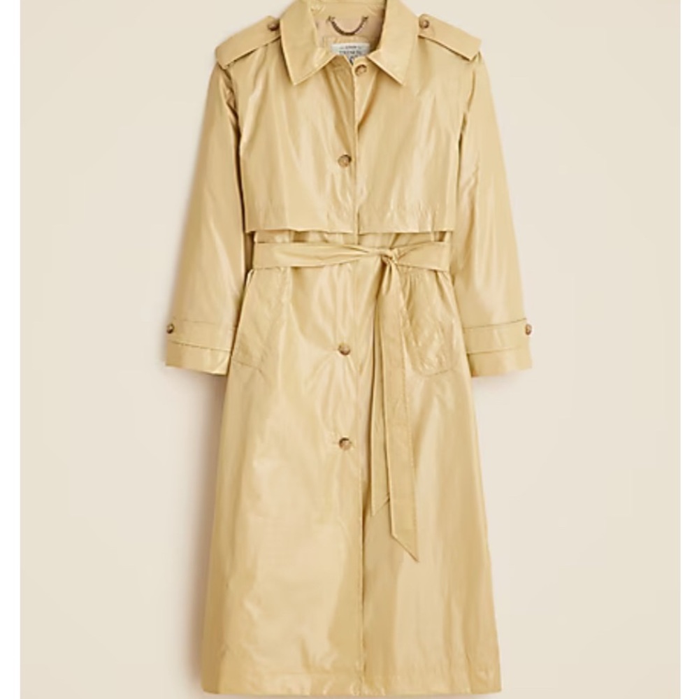 J. Crew Tan Trench Coat-Tan